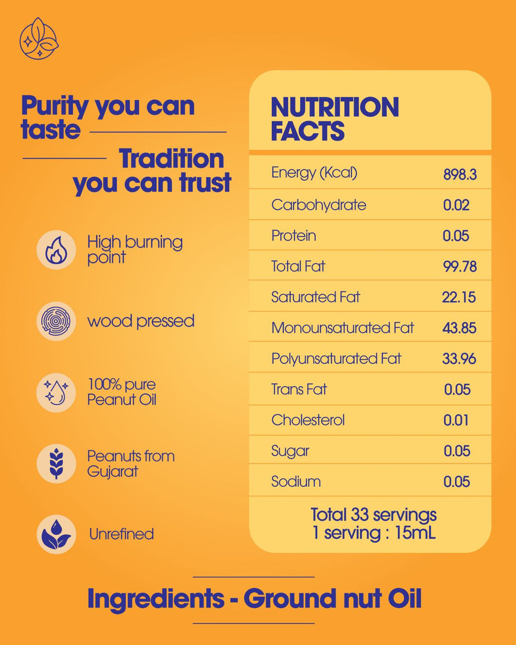 Anrita Wood Pressed Peanut (groundnut) 0il