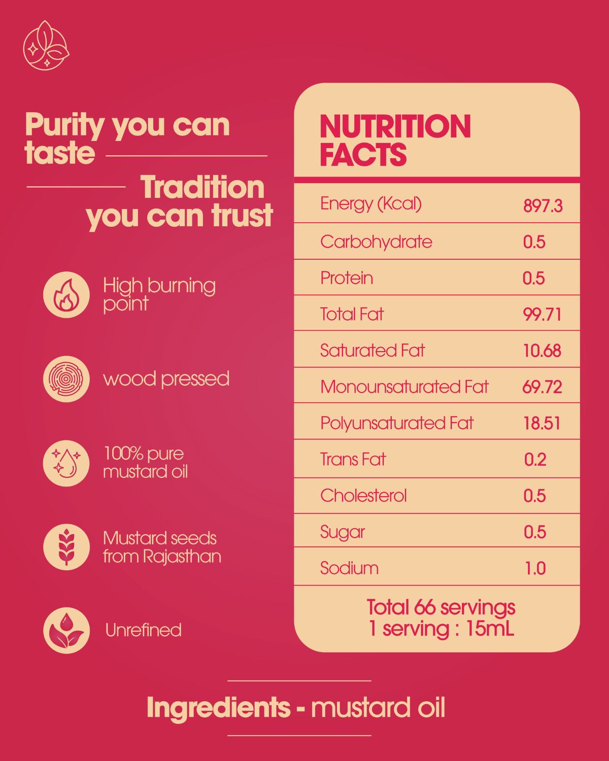 Anrita Wood Pressed Mustard Oil