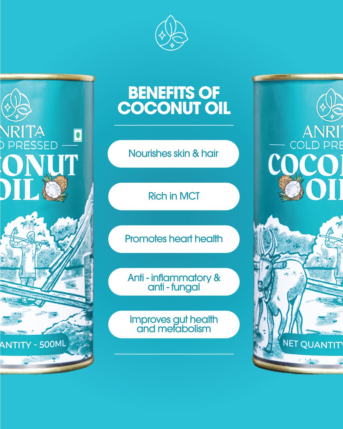 Anrita Cold Pressed Coconut Oil