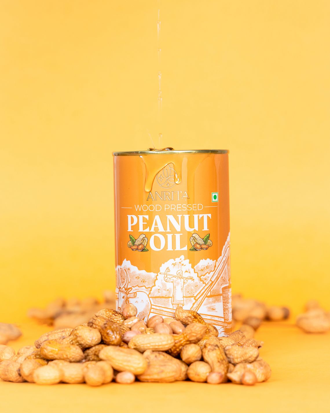 Anrita Wood Pressed Peanut (groundnut) 0il